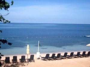 The Stunning beach at Sandals Whitehouse