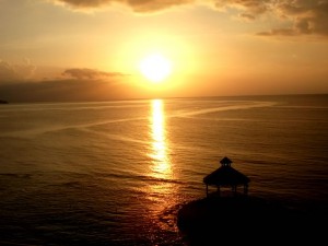 The Amazing sunset at Secrets Wild Orchid