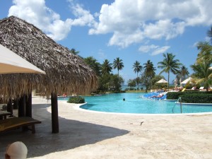 Pool area at Dreams La Romana