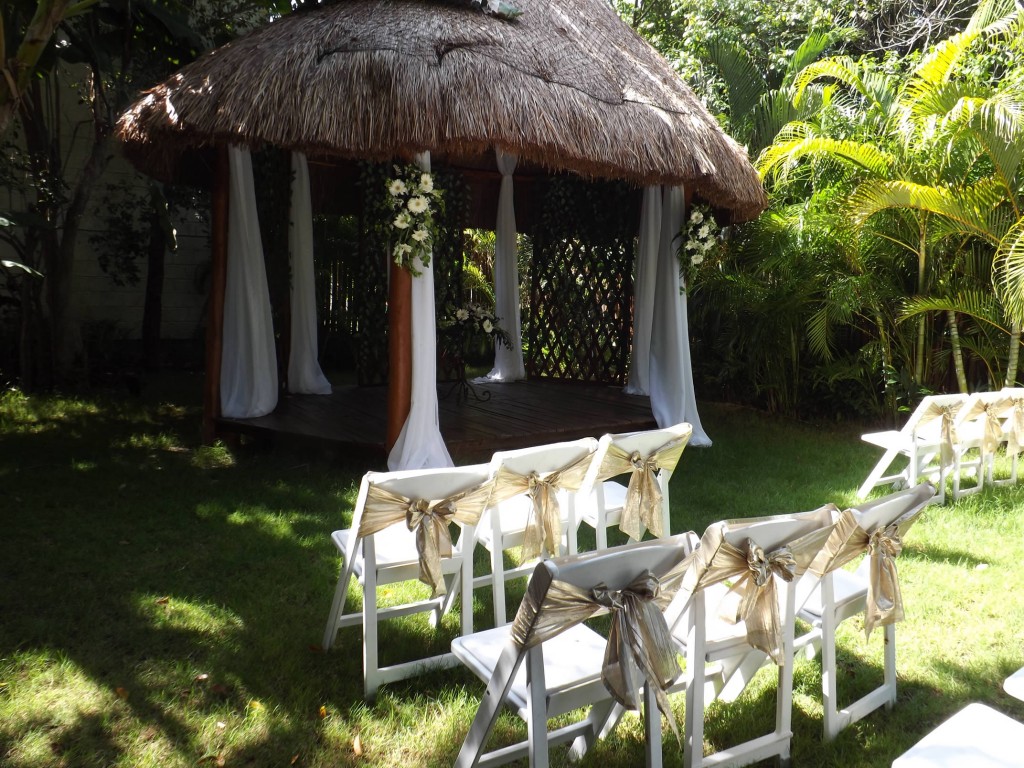 The Beautiful Garden Setting at Dreams Tulum
