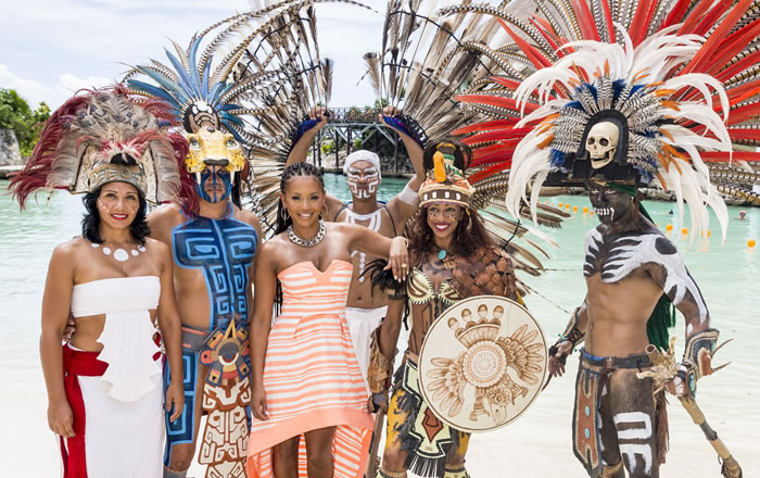 Mel B at Occidental Grand Xcaret