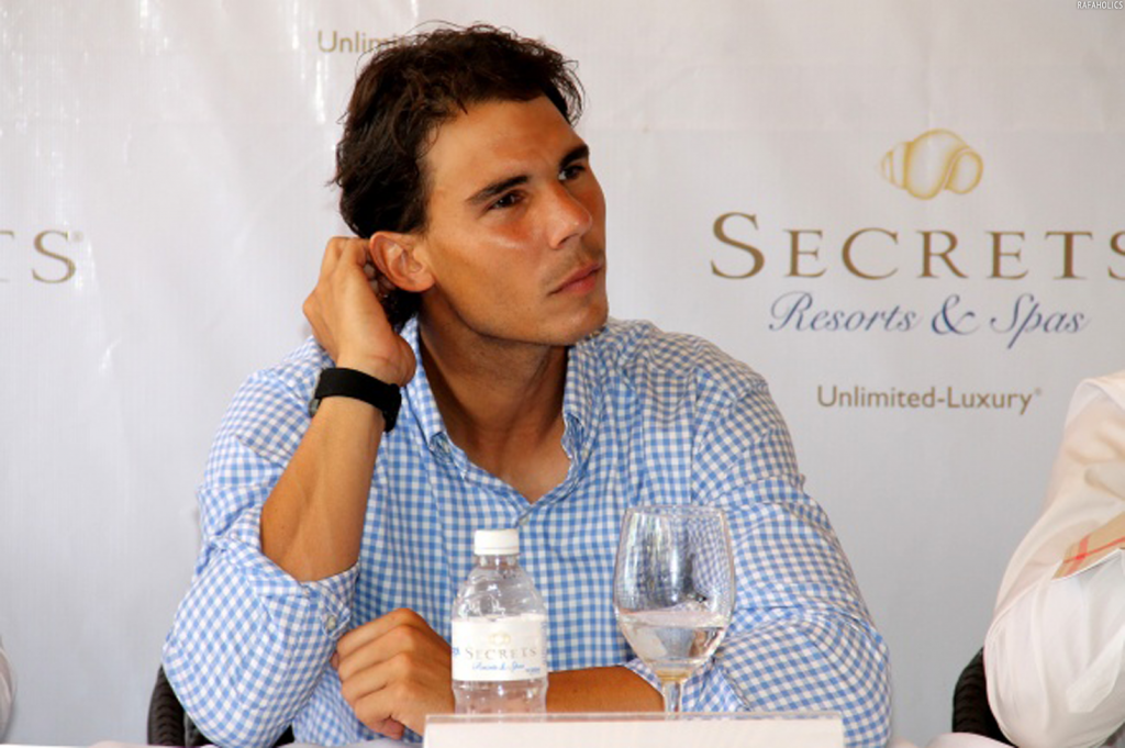 Rafael Nadal at Secrets Aura (Photo: Reuters)