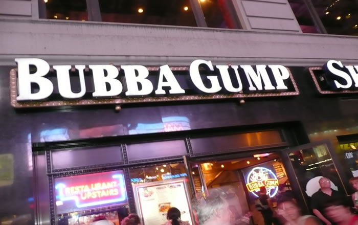 Infamous Bubba Gump Shrimp Restaurant