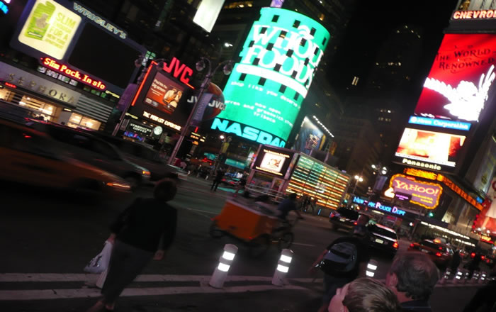 Times Square by night