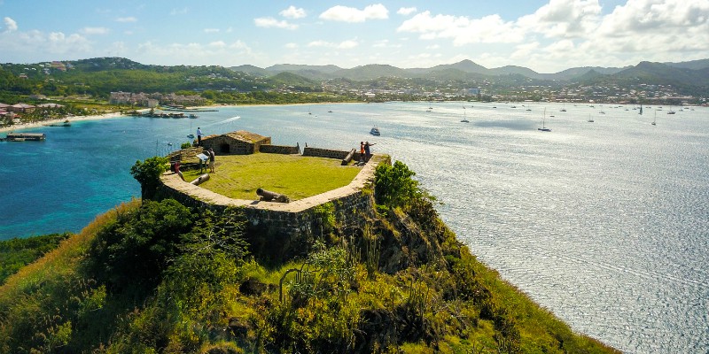 harbor club with caribbean warehouse