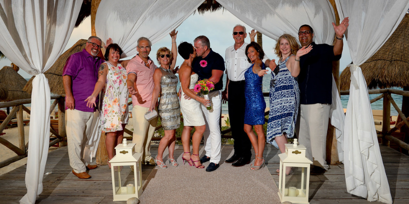 Lou Mike Renew Vows At Excellence Playa Mujeres Caribbean Warehouse Caribbean Warehouse