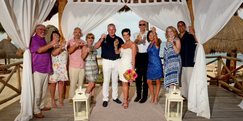 Lou Mike Renew Vows At Excellence Playa Mujeres Caribbean Warehouse Caribbean Warehouse