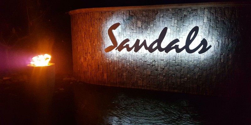 sandals ochi beach with Caribbean Warehouse