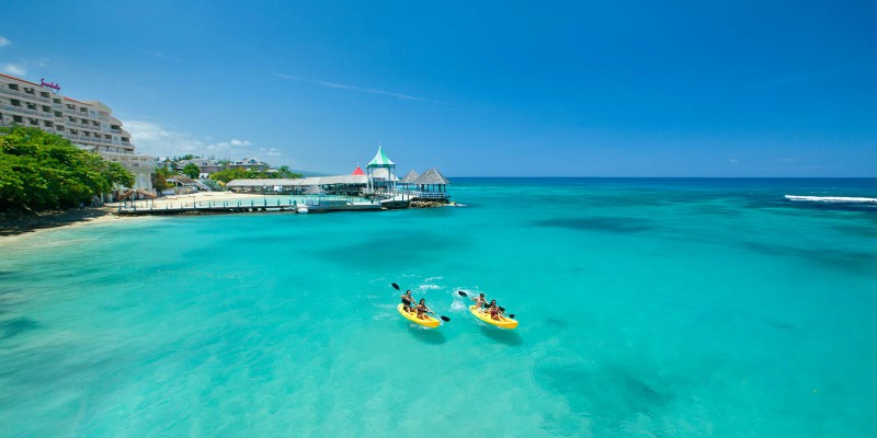 sandals ochi beach with Caribbean Warehouse