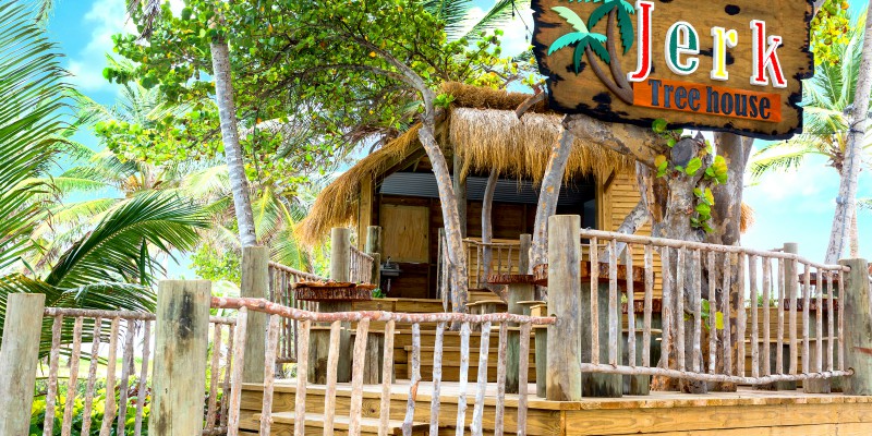 Jerk Shack at Coconut Bay Beach Resort by Caribbean Warehouse