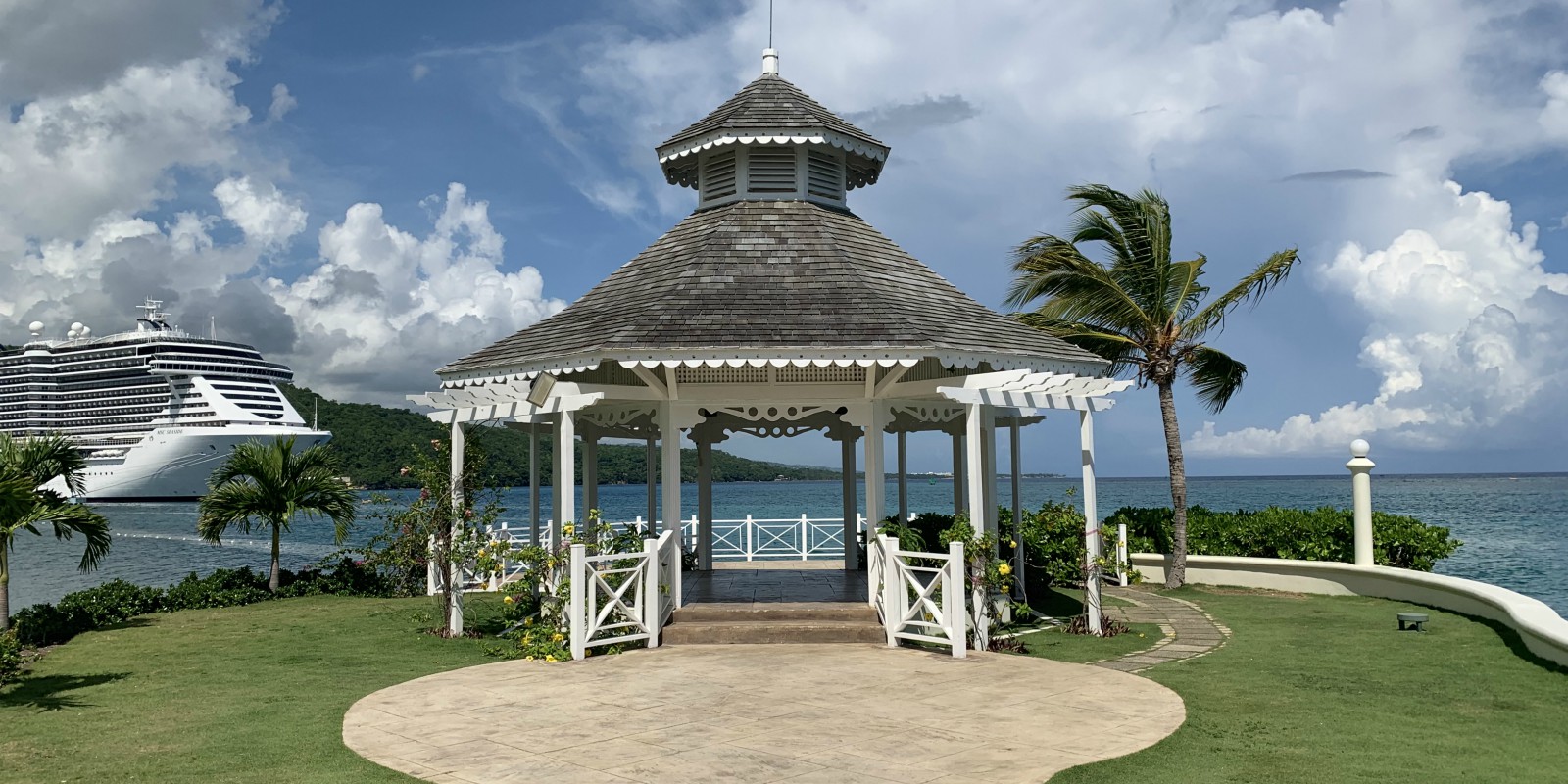 moon palace south beach wedding gazebo