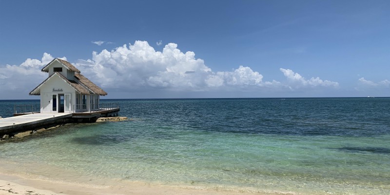 Sandals Montego Bay Jamaica Over Water Wedding Gazebo