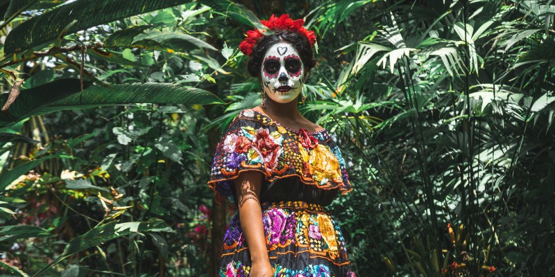 day of the dead costume, mexico