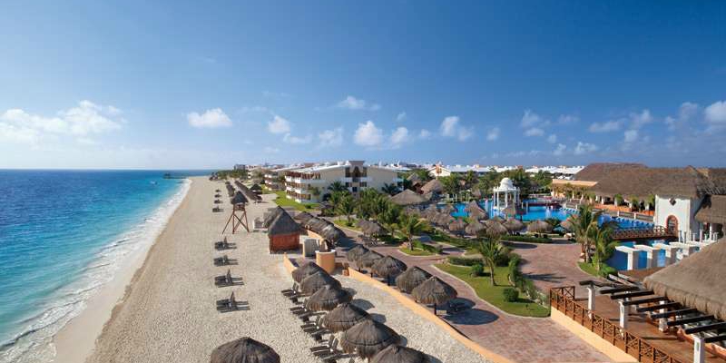 Beachfront location of Now Sapphire Riviera Cancun