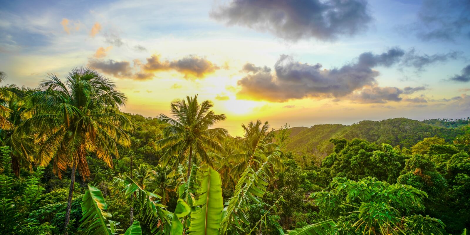 Beautiful St Lucia sunset