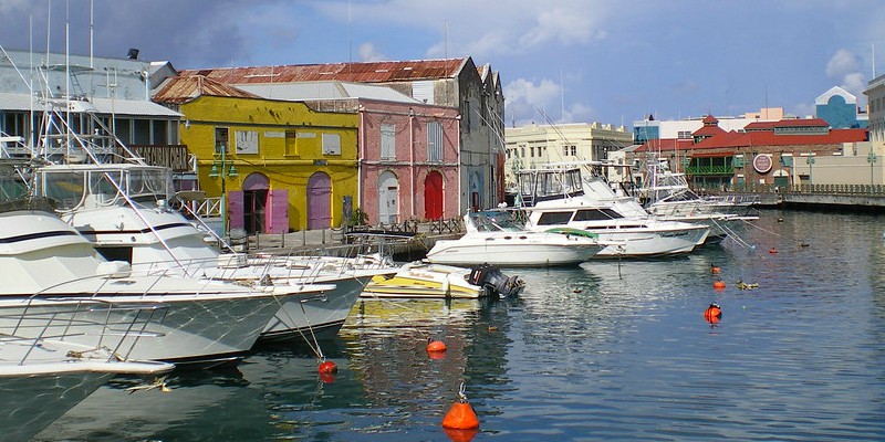 Bridgetown town harbour