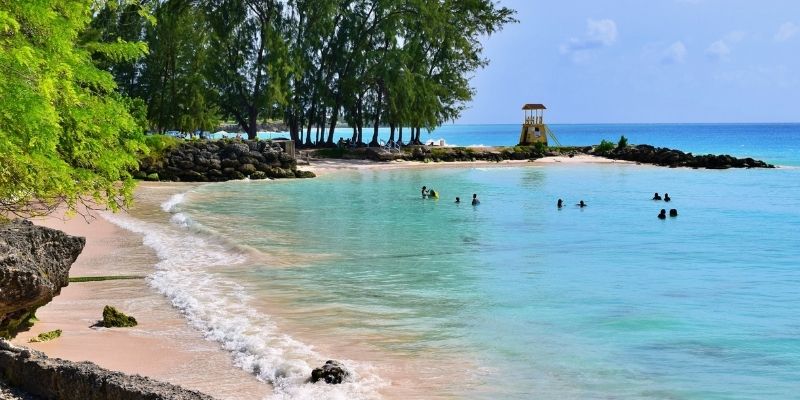 Barbados coastline