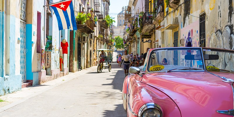 The colourful streets of Cuba