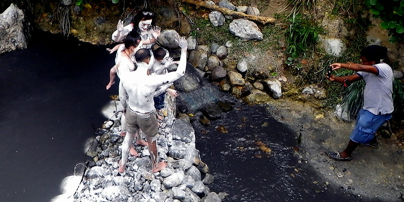 Mud Bathing at Sulphur Springs. Picture Credit: goodharbor