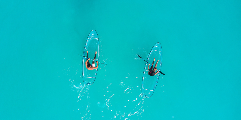 The incredible colour of the ocean makes snorkelling a dream