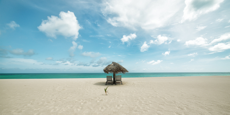 A peaceful beach