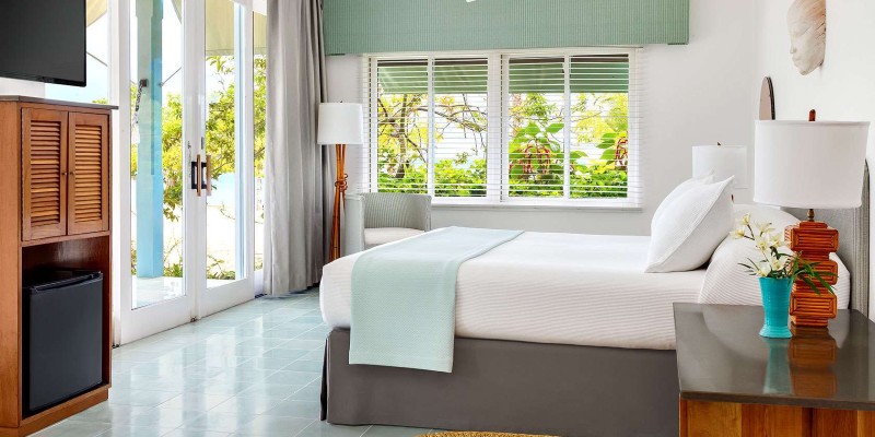 Inside a beachfront suite at Couples Negril