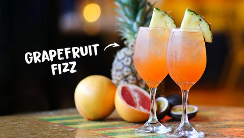 Grapefruit Fizz cocktail