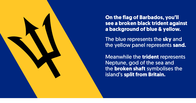 Barbados flag fact