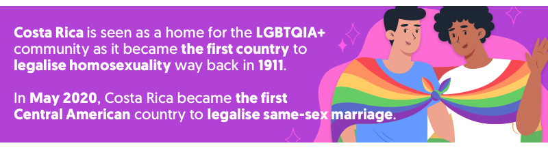 Fact about how LGBTQ friendly Costa Rica is