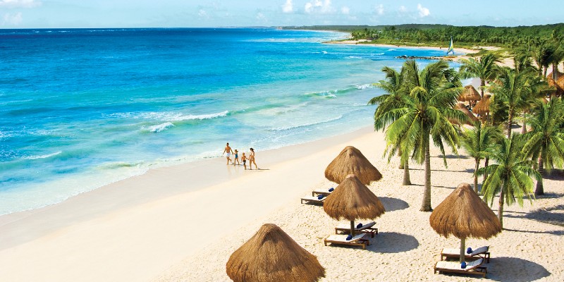 Riviera Maya coastline